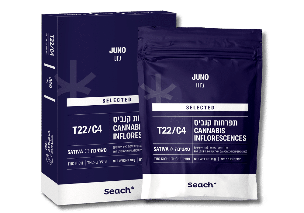 אריזה ושקית של ג'ונו